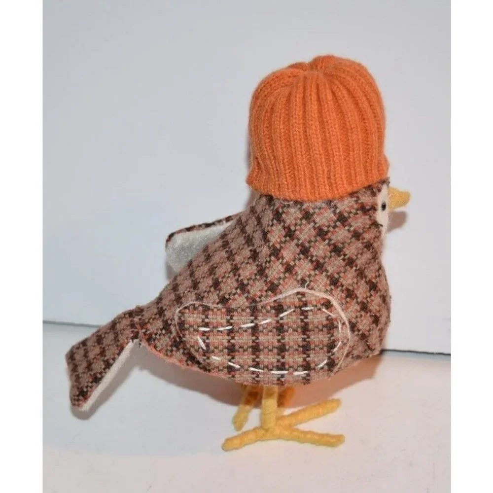 Target Spritz 2017 Fall Harvest Bird Orange Knit‎ Cap Featherly Friends